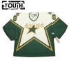 Kinder Eishockey Dallas Stars Trikot Custom CCM Throwback Home Authentic